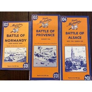 (3) Michelin War Maps